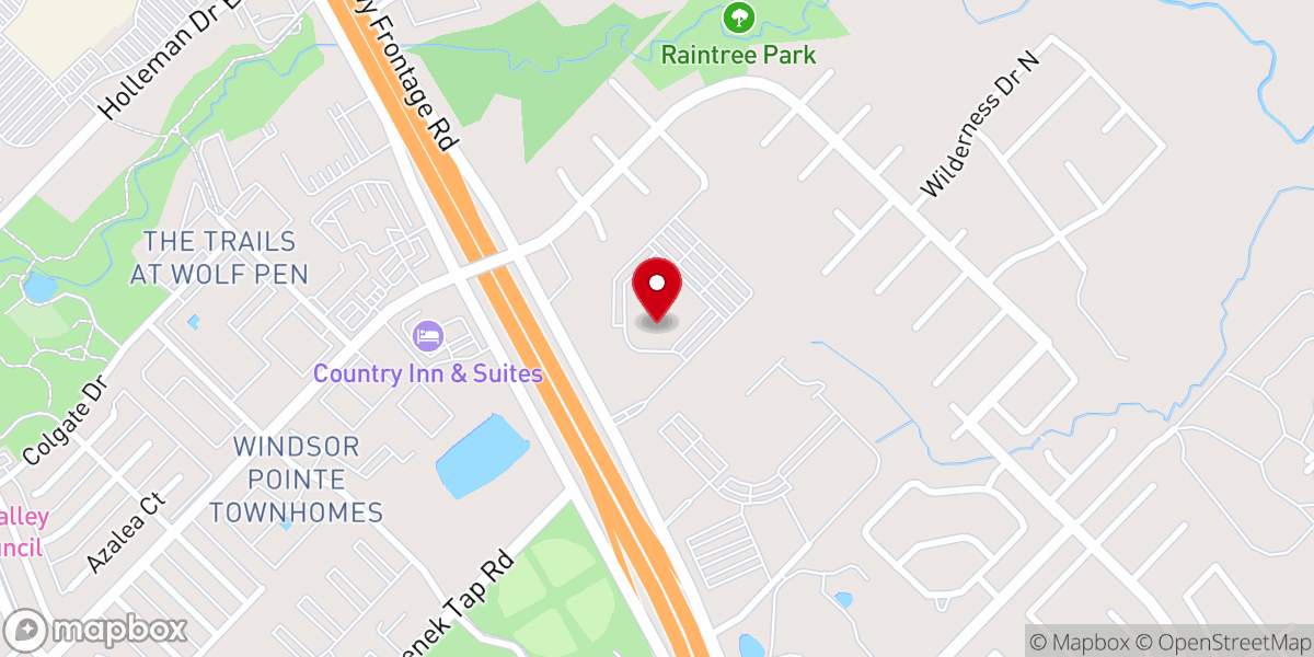 Map showing location of A & M Church of Christ