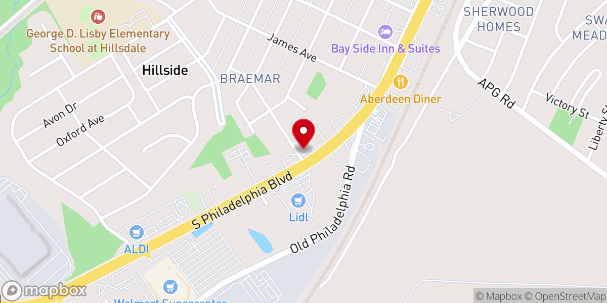 Map showing location of Iglesia Fuente de Vida
