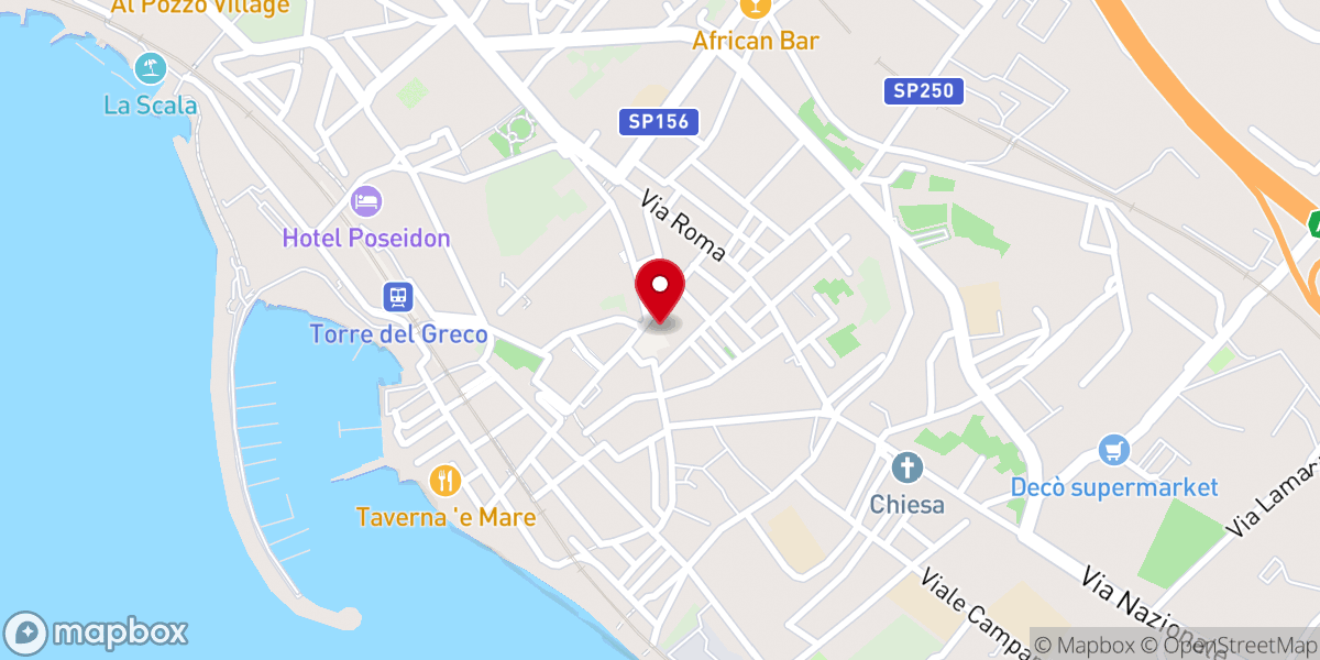 Map showing location of Basilica di Santa Croce