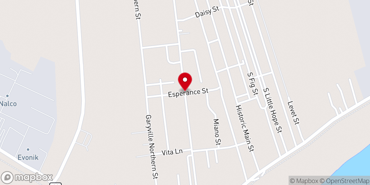 Map showing location of S Church St