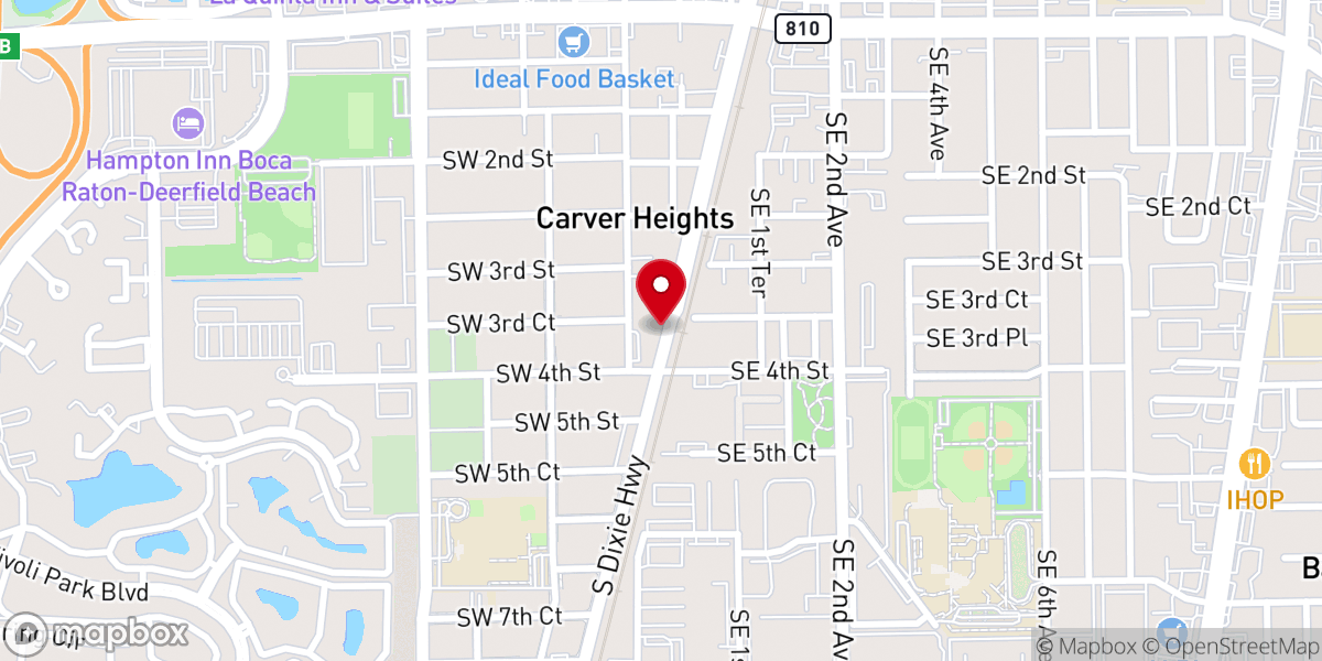 Map showing location of Cathedral Church of God
