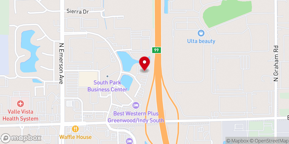 Map showing location of Foundation Life Bible Church