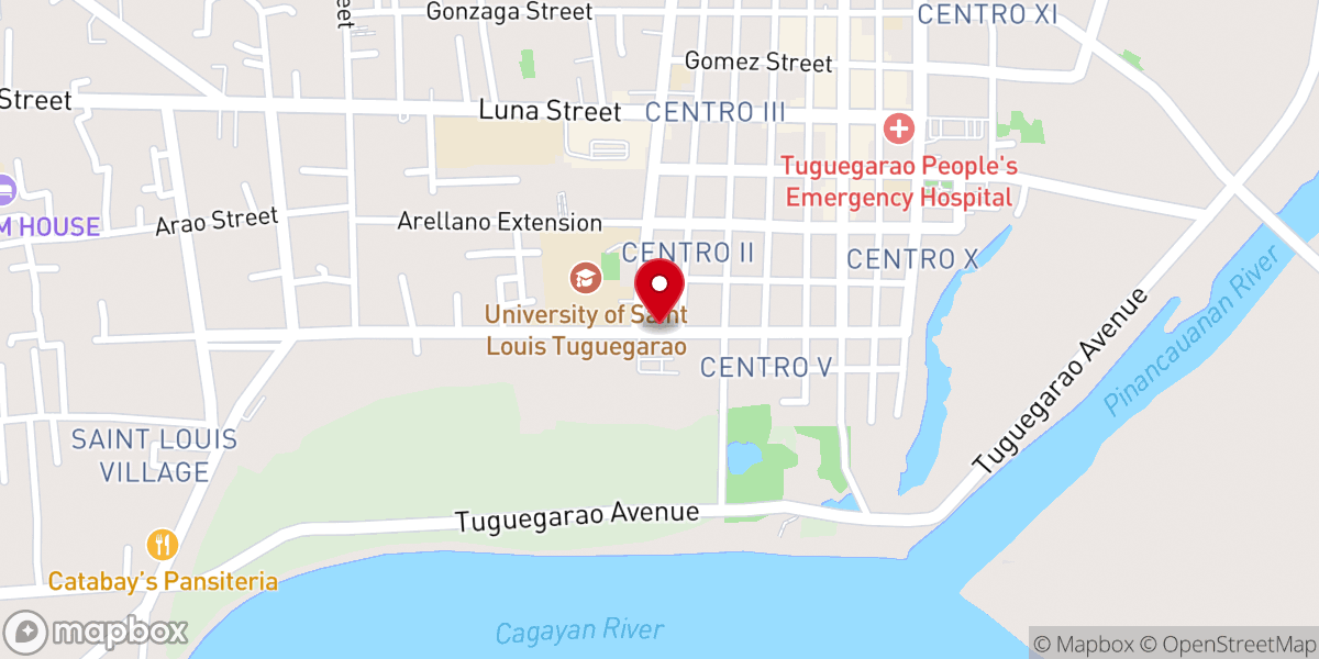 Map showing location of Jesus Is Lord Church Worldwide | Tuguegarao City