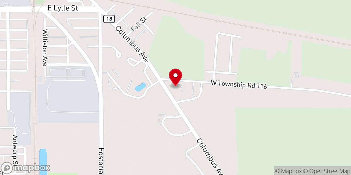 Map showing location of New Life Family Worship Church