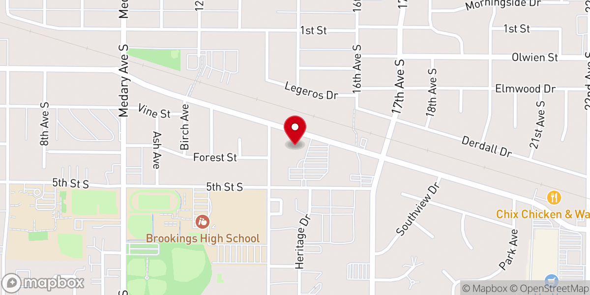 Map showing location of GracePoint Preschool