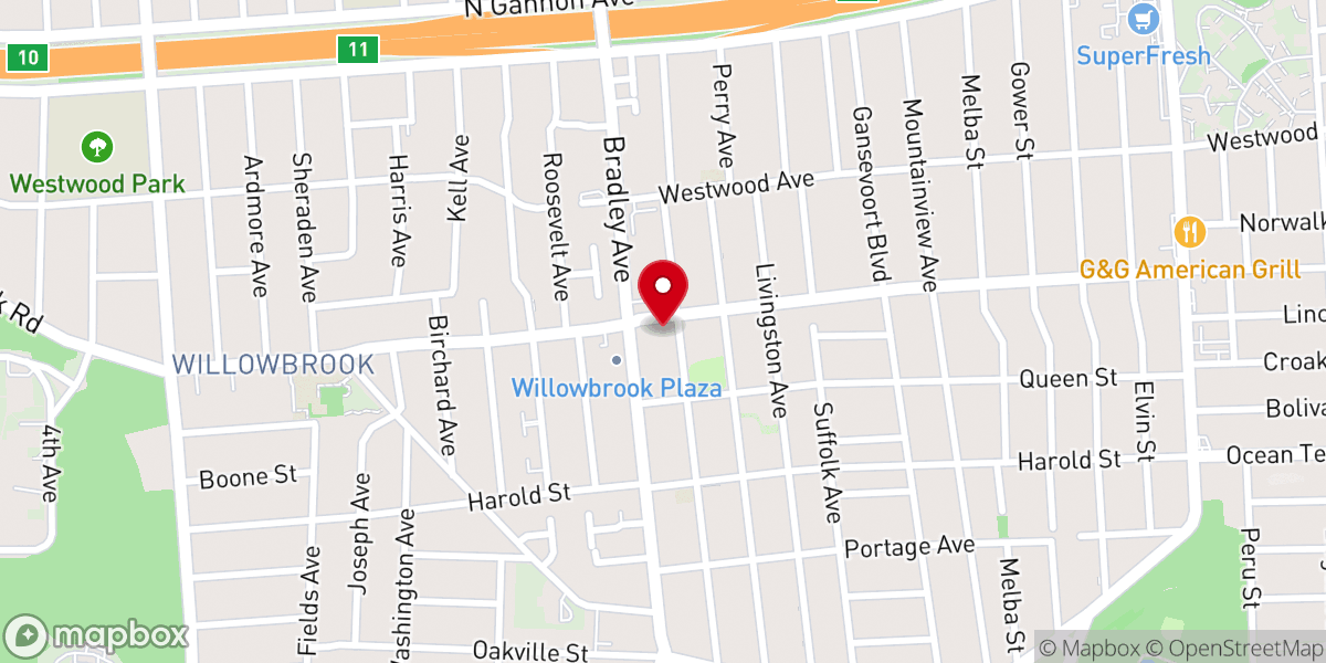 Map showing location of Cong. Chasidei Belz Staten Island
