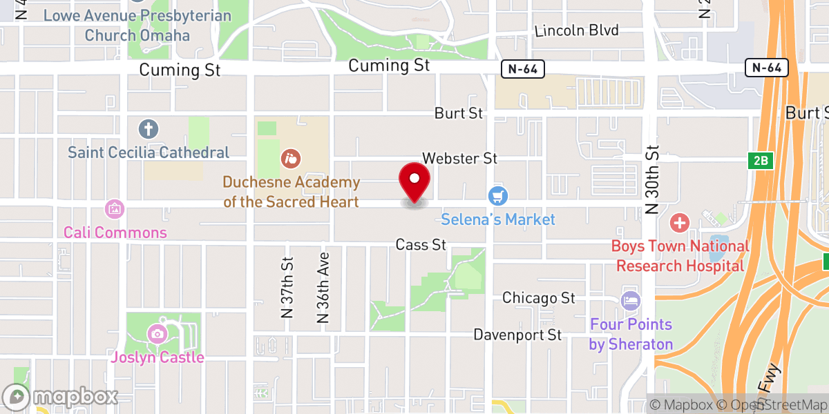Map showing location of House on the Rock Ministries Inc