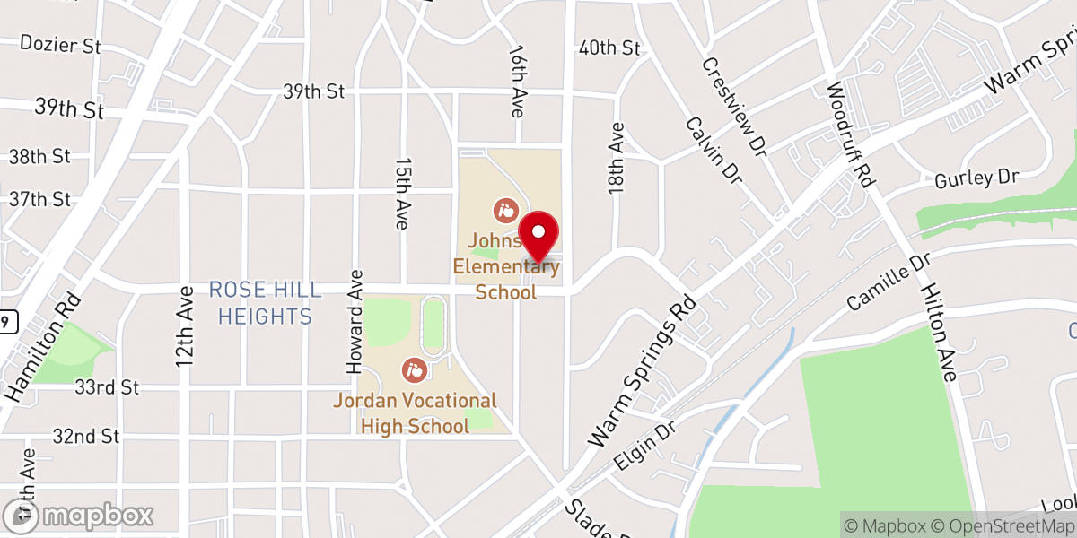 Map showing location of Connect Church
