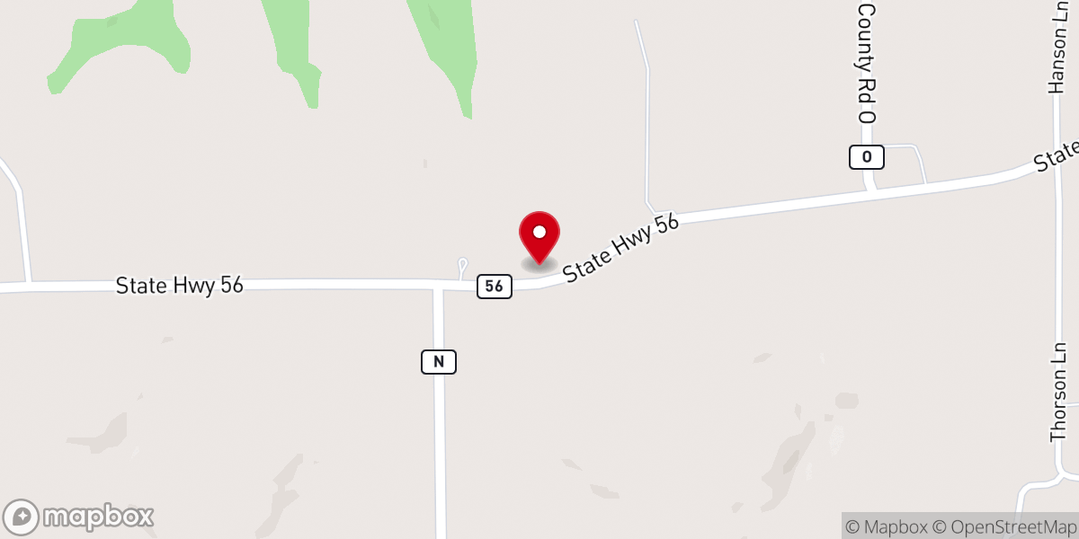 Map showing location of Zion Lutheran Church