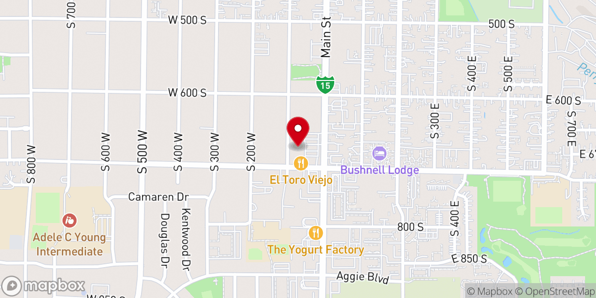 Map showing location of Deseret Industries Thrift Store & Donation Center