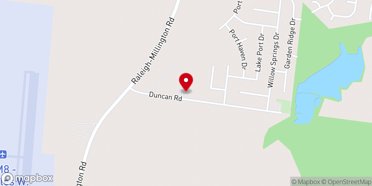 Map showing location of Faith Heritage Baptist Church