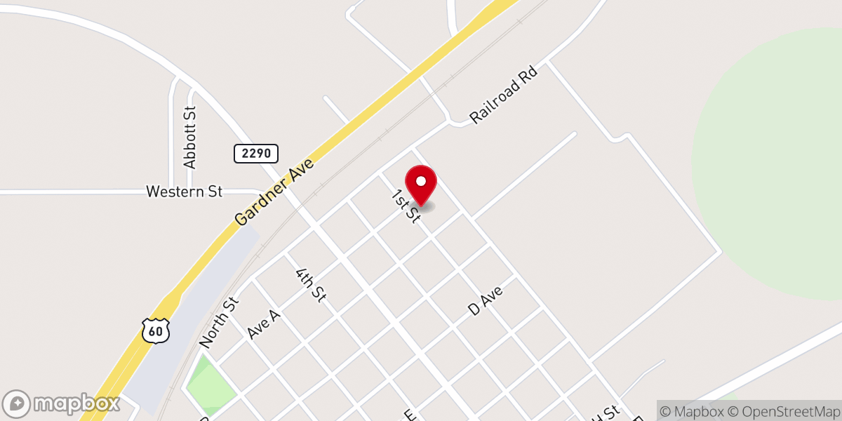 Map showing location of Iglesia Bautista Hispana