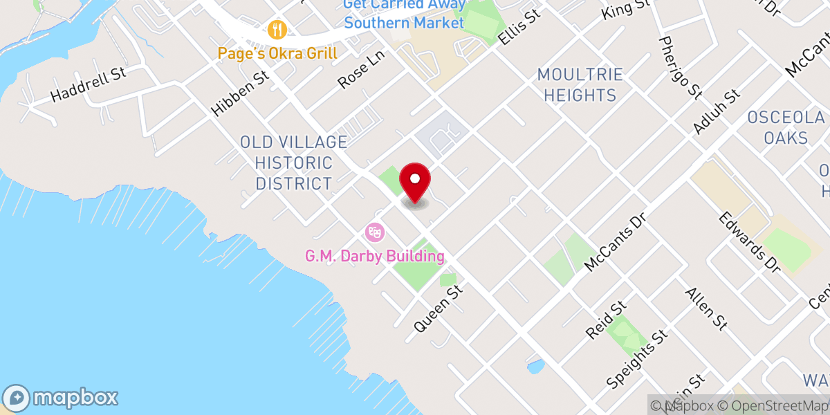 Map showing location of Friendship AME Church