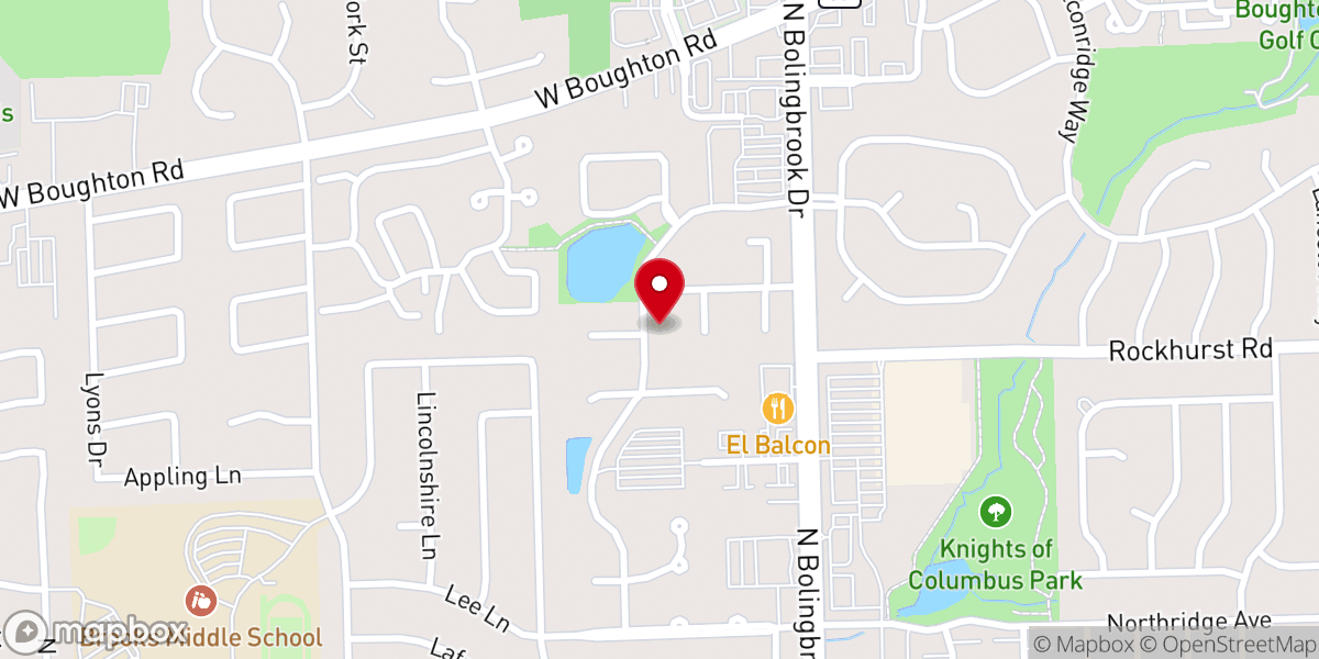 Map showing location of Fellowship Chapel