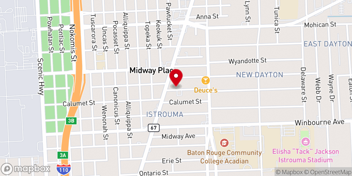 Map showing location of Cathedral of Faith