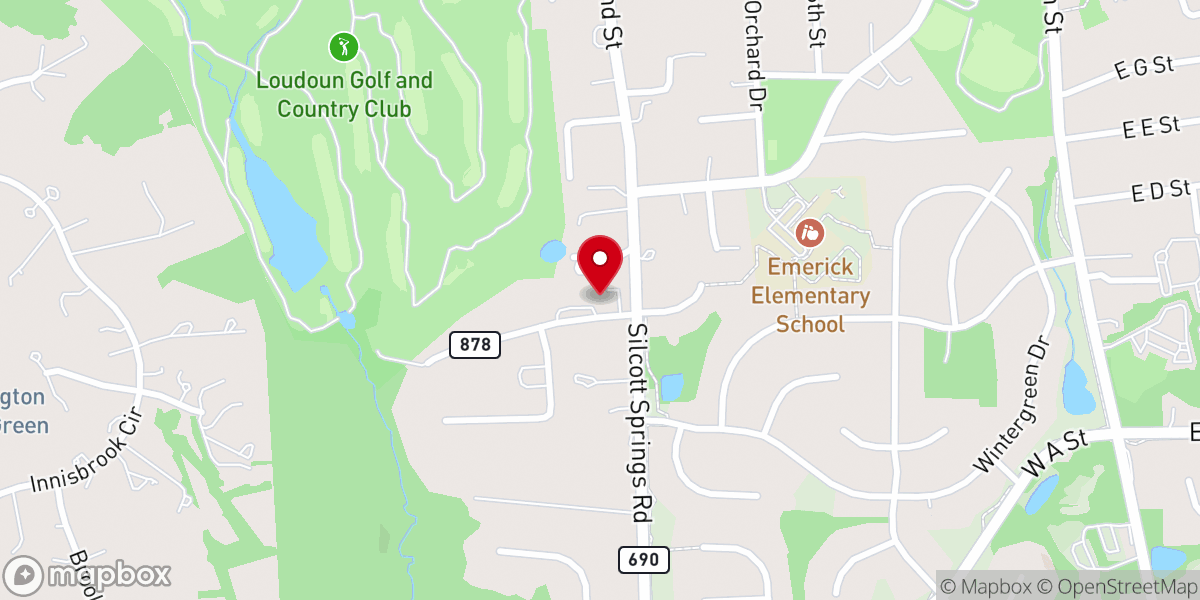 Map showing location of Ketoctin Covenant Presbyterian Church