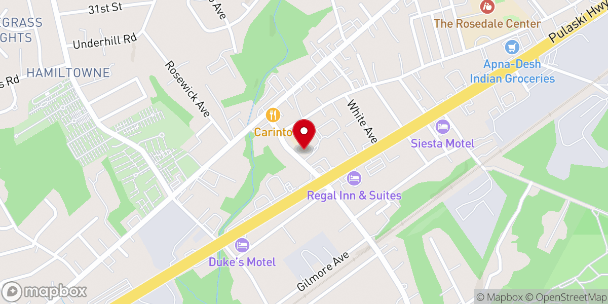 Map showing location of Saint Clement Mary Hofbauer Catholic Church