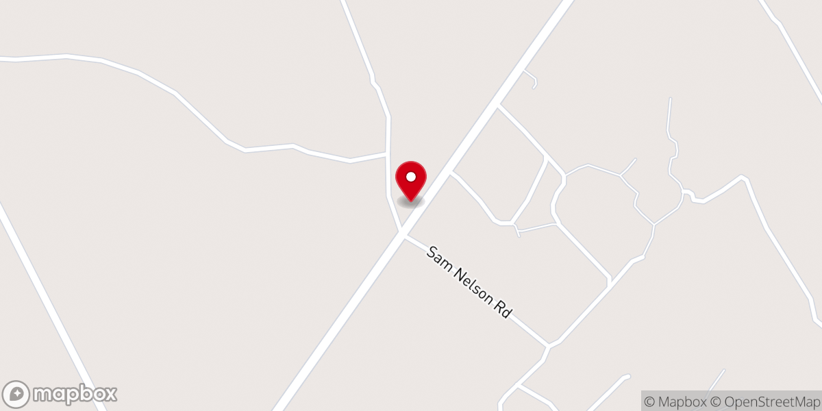 Map showing location of Harmony Presbyterian Church