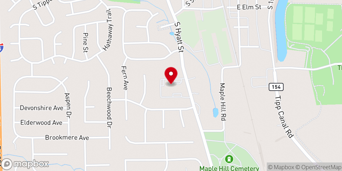 Map showing location of St John's Early Childhood Program
