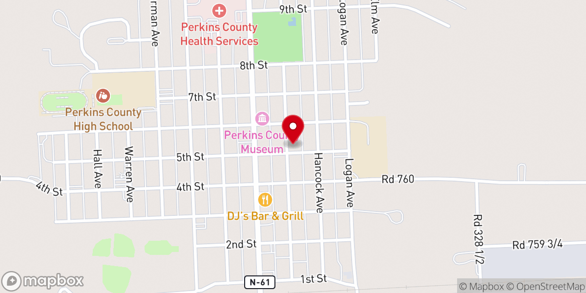 Map showing location of First Congregational UCC