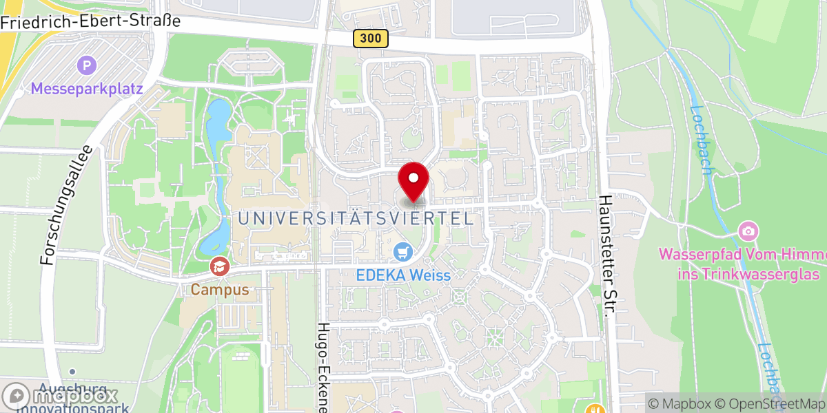 Map showing location of Zum Guten Hirten