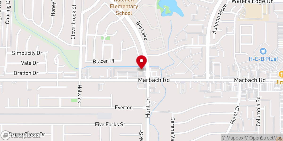 Map showing location of Grace Calvary Chapel