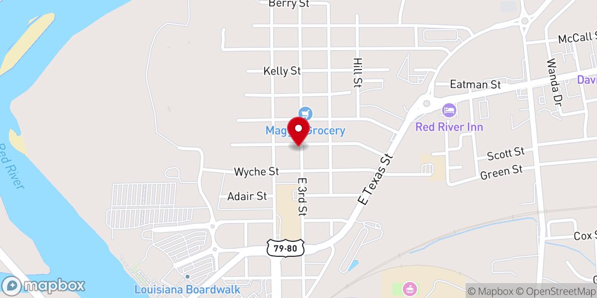 Map showing location of New Deliverance Church of Love