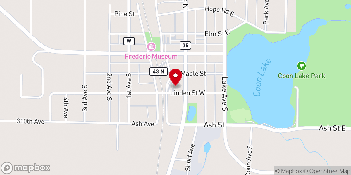 Map showing location of St Lukes United Methodist Church