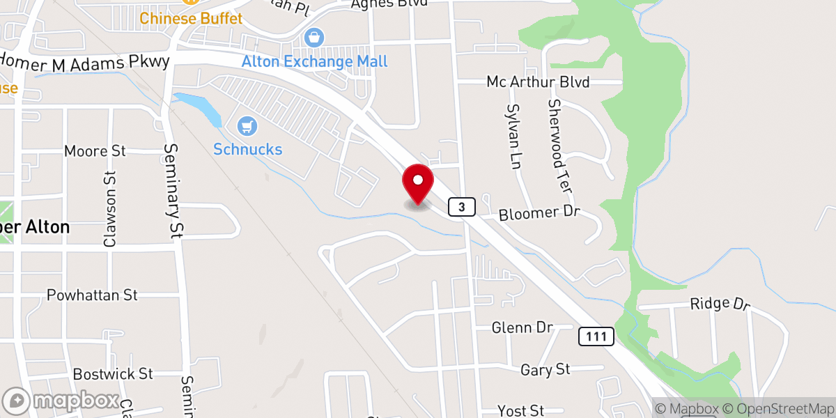 Map showing location of Women's Ministry Center