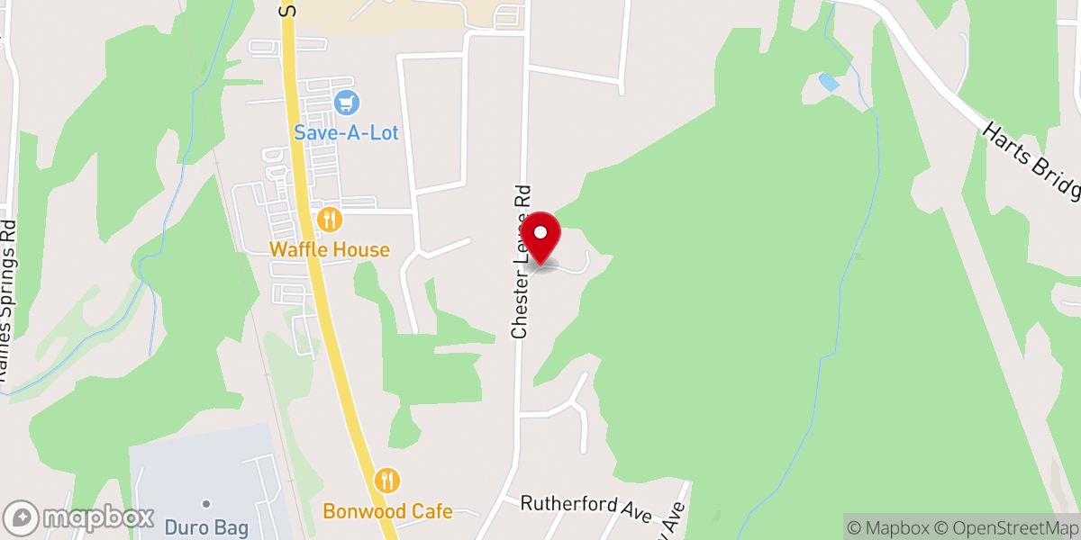 Map showing location of Jackson Gospel Assembly