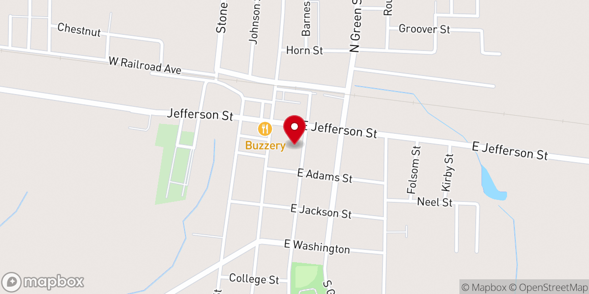 Map showing location of Boston United Methodist Church Prsng