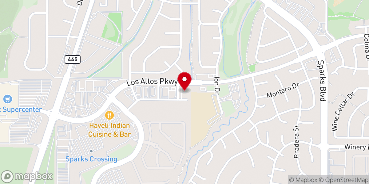 Map showing location of Lord of Mercy Lutheran Church