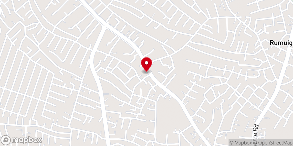 Map showing location of St. Matthew's Anglican Church, Mgbuoba Parish