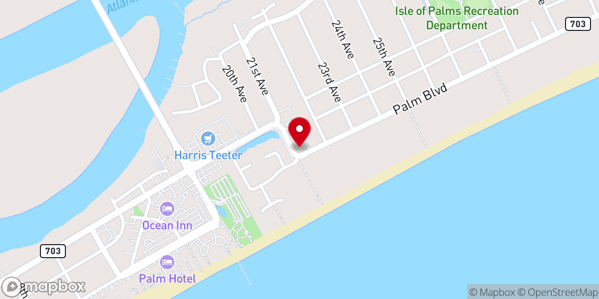 Map showing location of South Carolina Lutheran Retreat Centers
