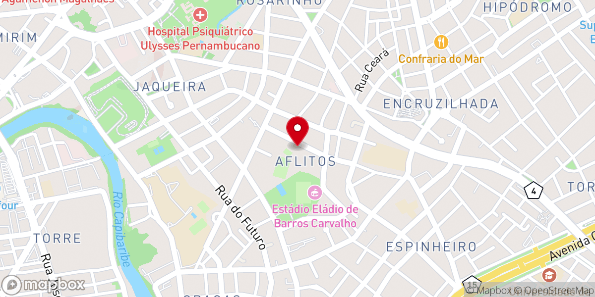 Map showing location of Igreja Episcopal Carismática do Brasil