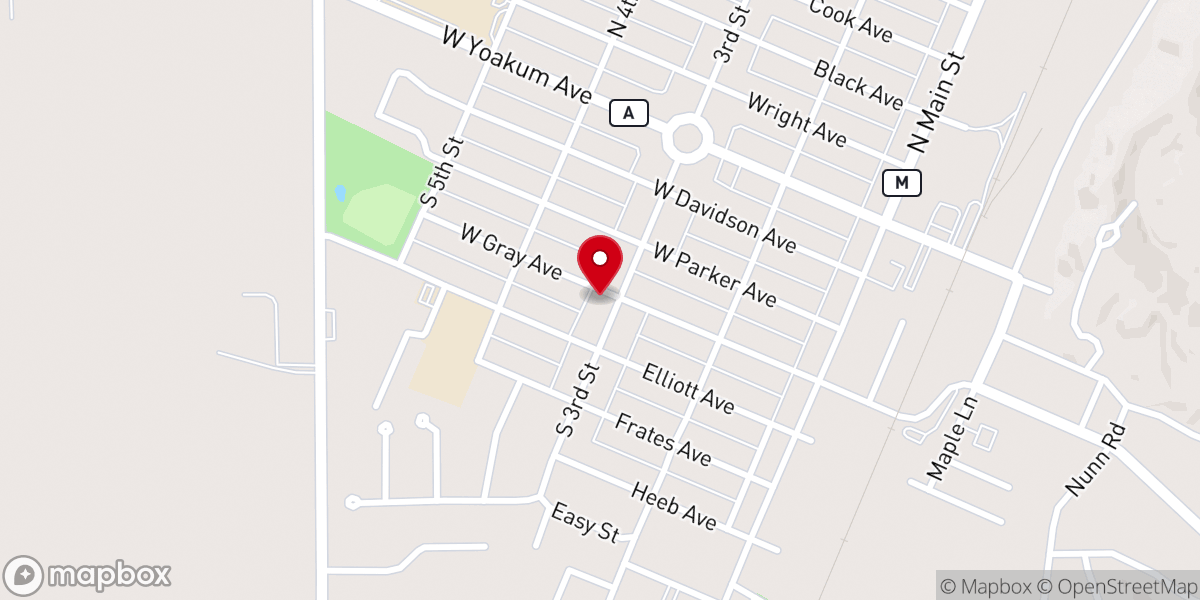 Map showing location of St. Ambrose Church