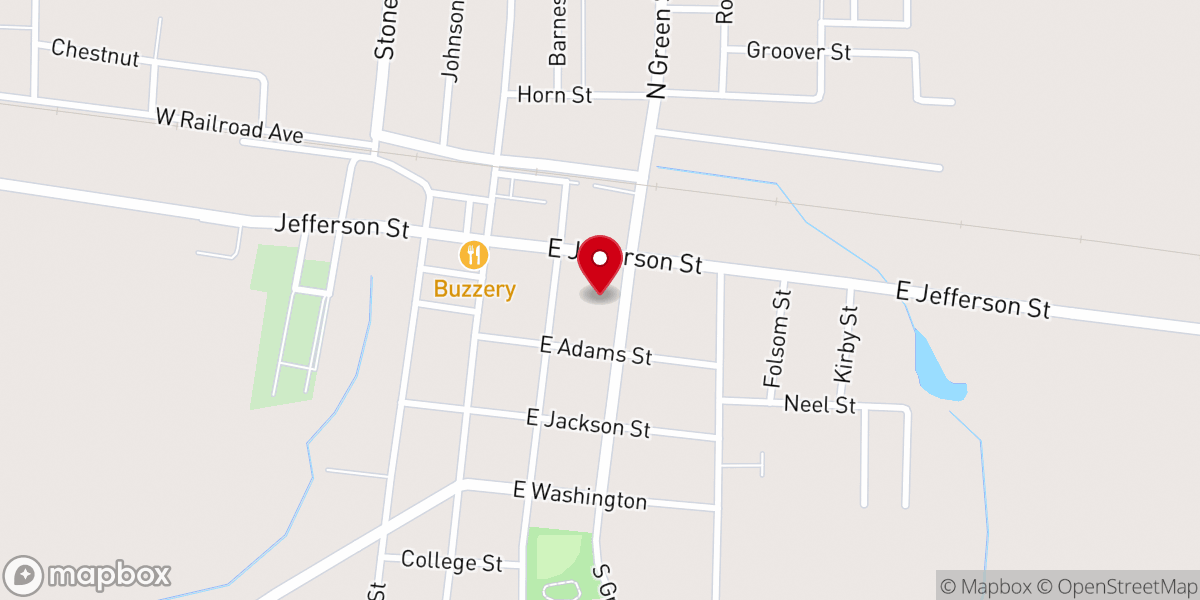 Map showing location of Boston Church of God