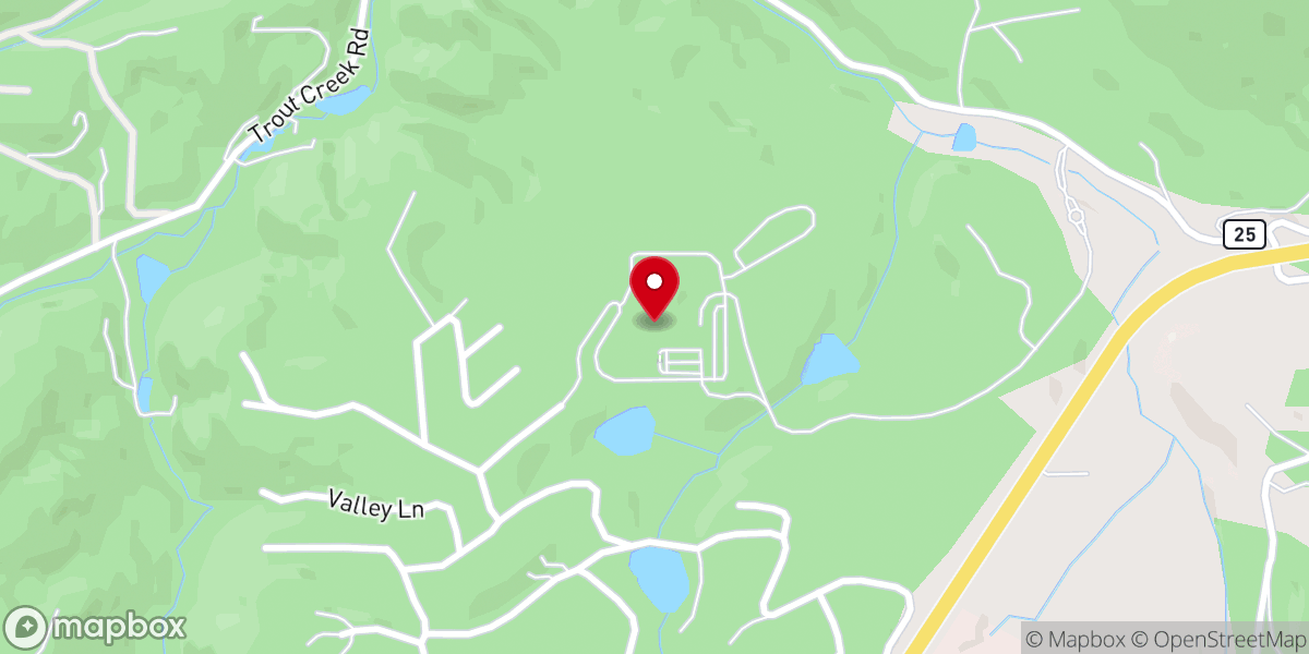 Map showing location of Victory Life Woodland Park