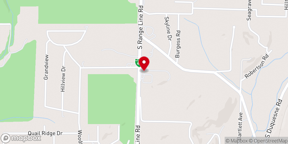 Map showing location of United States Postal Service