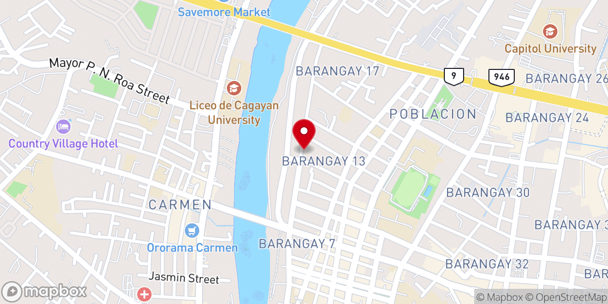 Map showing location of Iglesia Ni Cristo 5 doors Compound