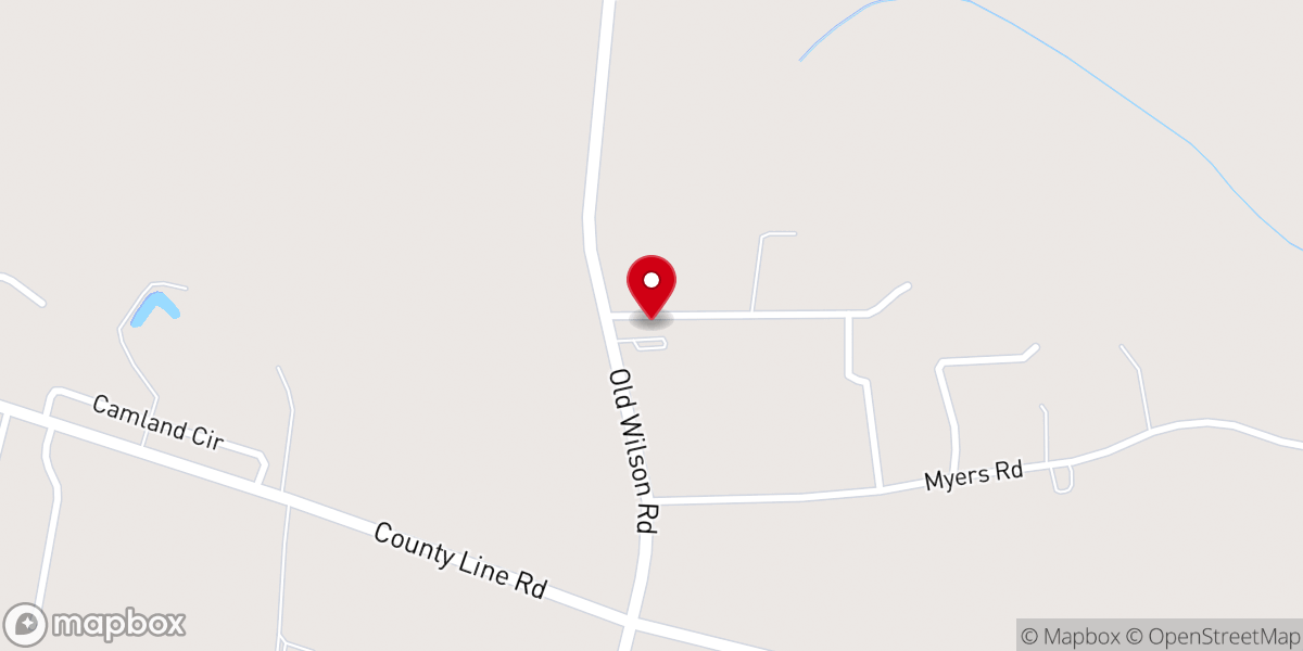 Map showing location of Memorial Baptist Church