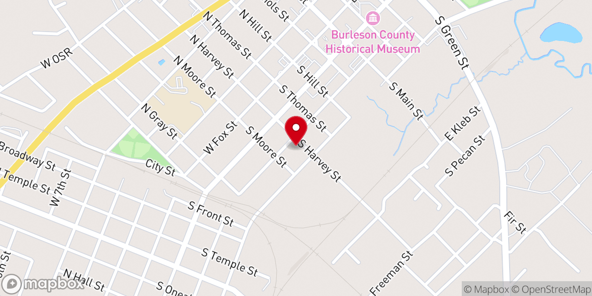 Map showing location of First Baptist School Caldwell