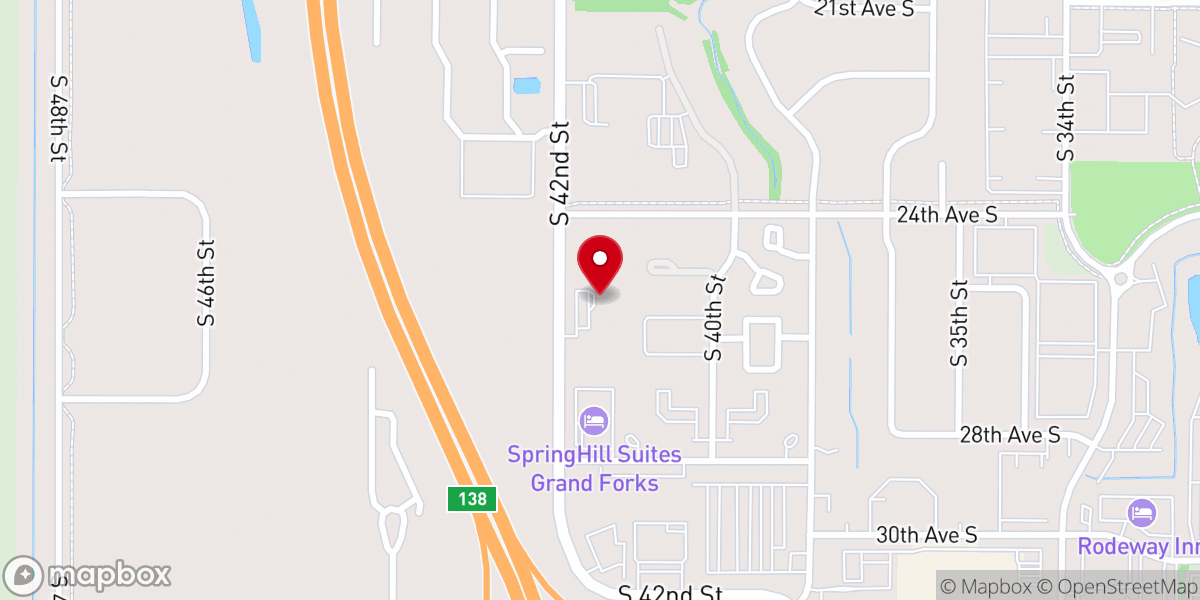 Map showing location of Gospel Outreach Ministries Church of God in Christ (COGIC)