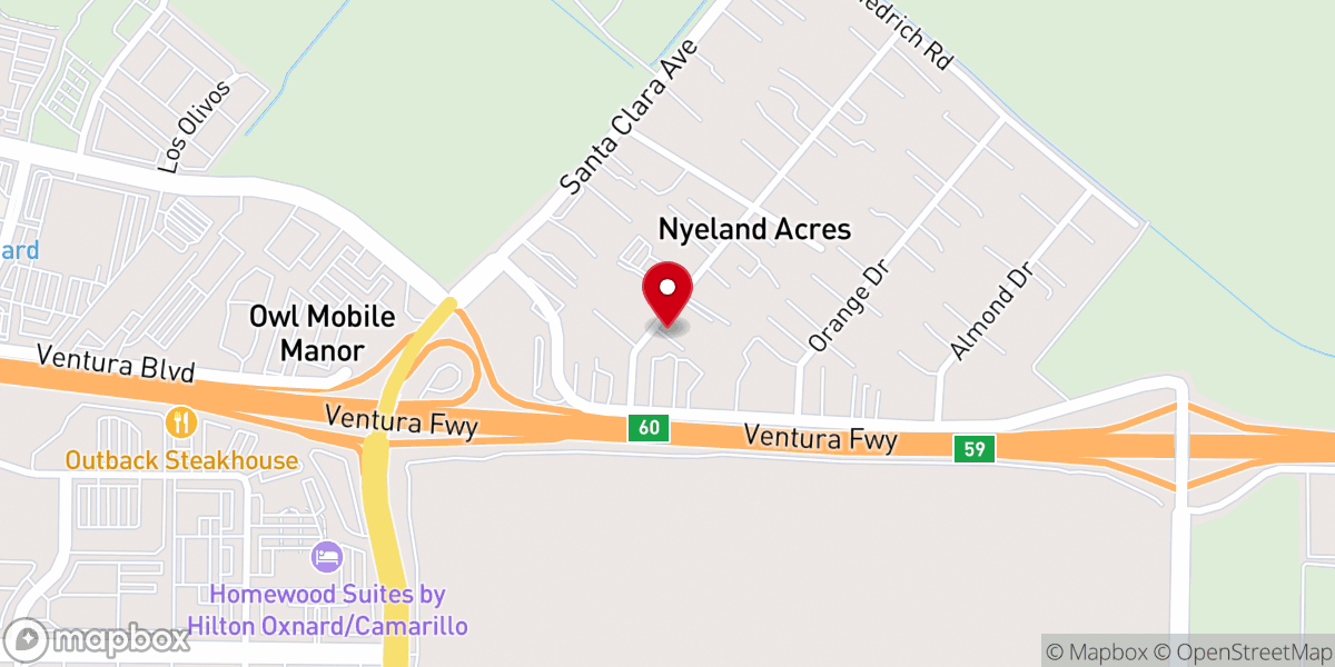 Map showing location of Capilla Evangelica