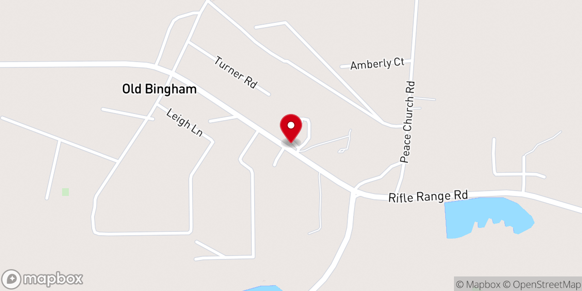 Map showing location of Redland Hills Church