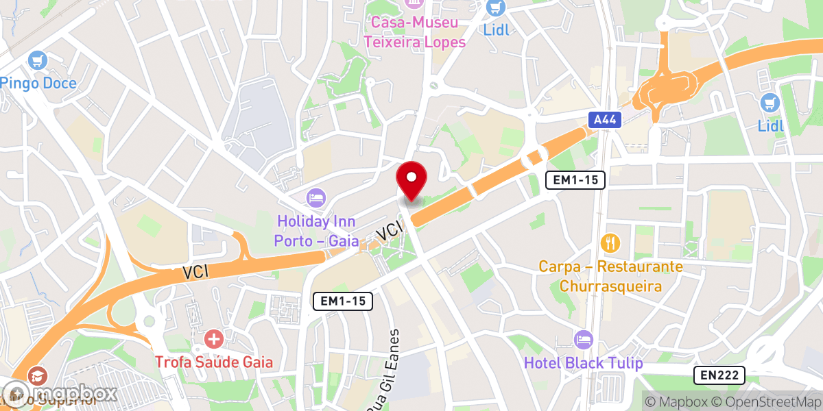Map showing location of Assembleia de Deus Cristo para as Nações/ IEADCN