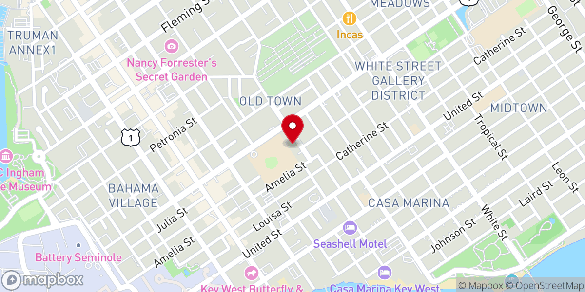 Map showing location of St Mary's Gift Shop