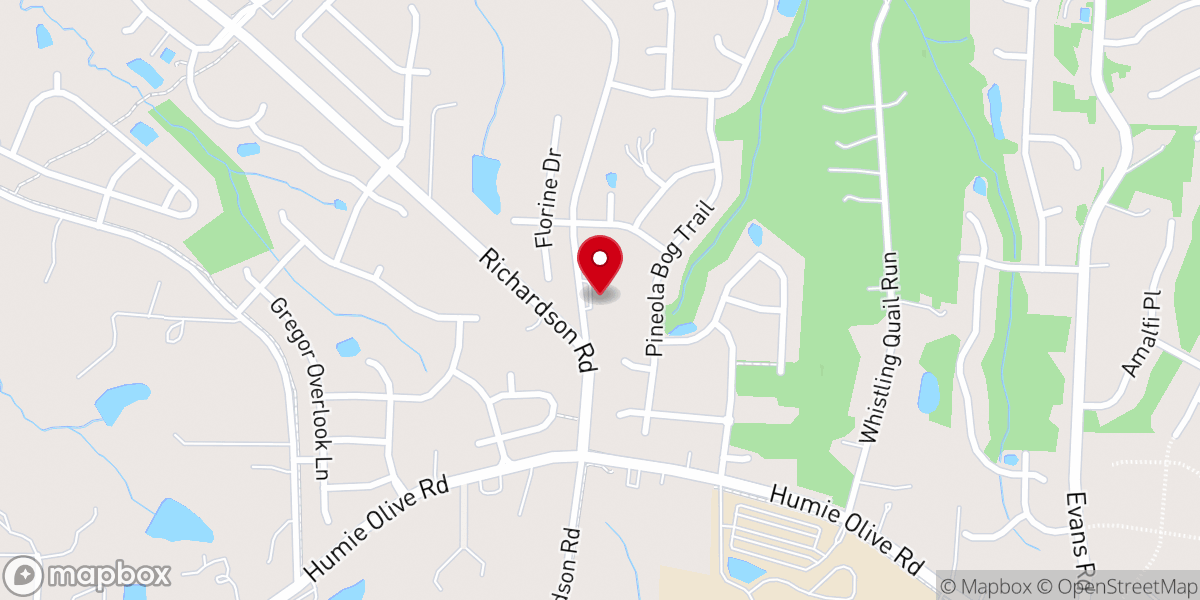 Map showing location of Mt Zion Baptist Church