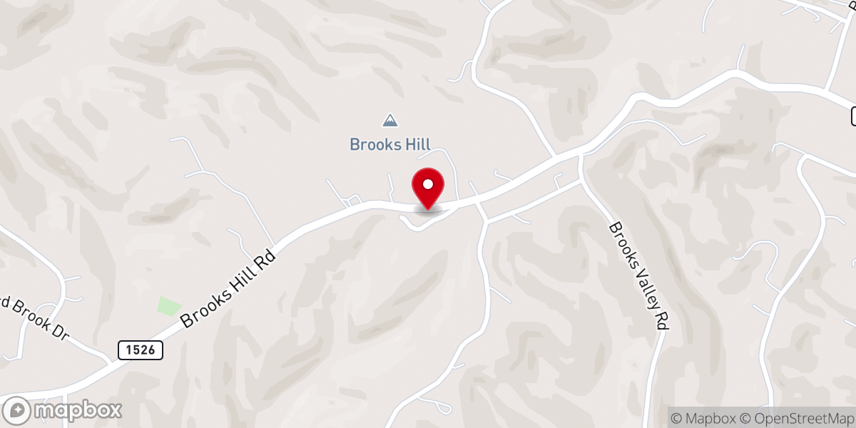 Map showing location of St John the Baptist Chapel