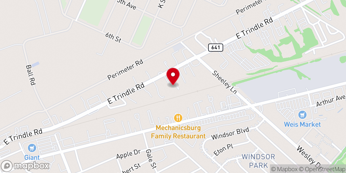 Map showing location of New Hope Ministries